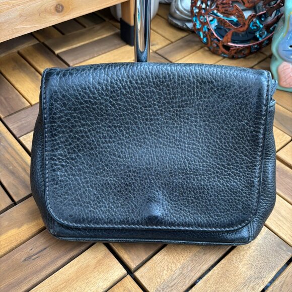 Authentic Vintage Coach Hudson Flap Pebble Leather Crossbody Bag - Picture 1 of 11